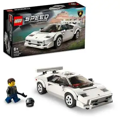 Buy LEGO 76908 Speed Champions Lamborghini Countach Car Building Set Age 8+ • 22.70£