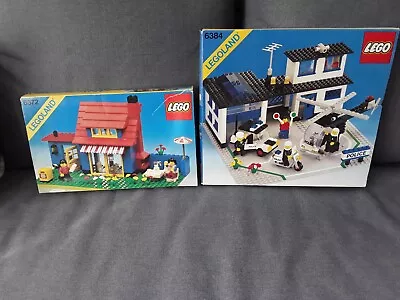 Buy Lego Town Vintage Empty Boxes 6384 Police Station 6372 Town House • 20£