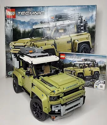 Buy Built LEGO Technic Land Rover Defender 42110 Box & Instructions - Retired Set • 135£