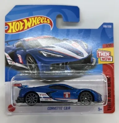Buy Hot Wheels Corvette C8R Blue Then And Now Number 190 New And Unopened • 22.99£