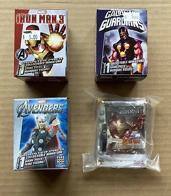 Buy HEROCLIX LOT OF 4: Marquee Iron Man & Super-Nova, FCBD Thor, I Am Iron Man Promo • 13.23£