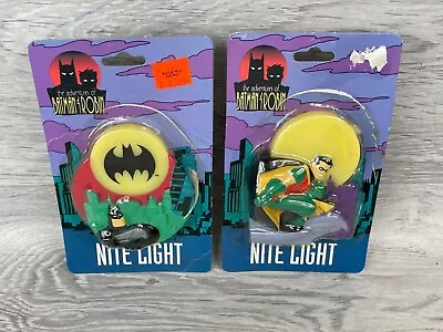 Buy The Adventures Of Batman & Robin Animated Series Night Nite Light, Vintage 1994 • 17.99£
