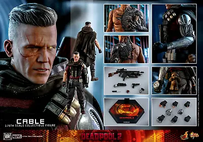 Buy New Hot Toys MMS583 Deadpool 2 CABLE 1/6 Scale Collectible Figure Normal Version • 205£