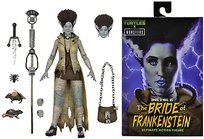 Buy Universal Monsters X TMNT Ultimate April As The Bride 7″ Action Figure - NECA • 35.95£