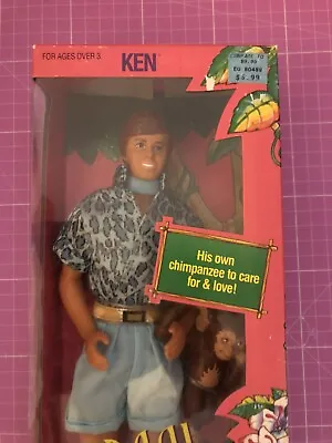 Buy 1988 Barbie Animal Lovin' Ken Doll Nrfb • 299.77£