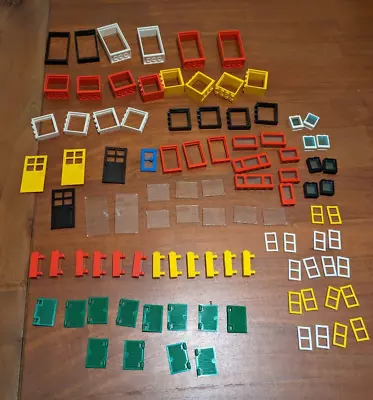 Buy Lego Parts Mixed Doors Windows Shutters 97 Pieces • 9.99£