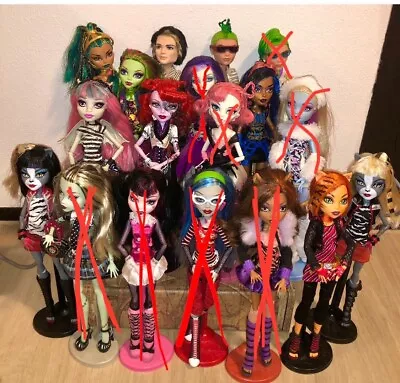 Buy Monster High Collection G1 2009-2012 Outfits, Beds And Dolls, Almost Complete • 770.83£