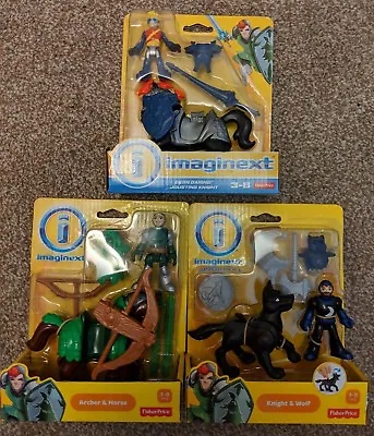 Buy Imaginext Castle Friends Rare Dern Daring Knight And Horse Bundles Hard To Find  • 125£
