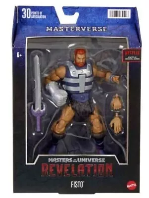 Buy Masters Of The Universe Revelation Masterverse FISTO 18cm Action Figure Mattel • 19.49£