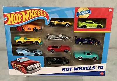 Buy Hot Wheels 10-Car Gift Pack Of 1:64 Scale Vehicles​ (As Pictured) #E New Sealed • 14.95£