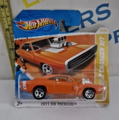 Buy Hot Wheels 2011 HW Premiere - ‘70 Dodge Charger R/T Short Card NEW Package Tatty • 9.99£