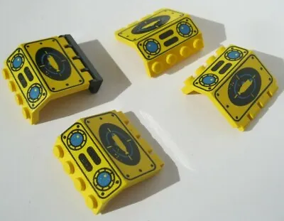 Buy Lego Parts 2582px2 Hinge Panel 2x4x3 1/3. Yellow Submarine Pattern. 4 Pieces. • 2.30£