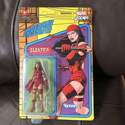 Buy Marvel Legends Series Elektra, 9.5cm Retro 3.75  Collection Action Figure  • 7£