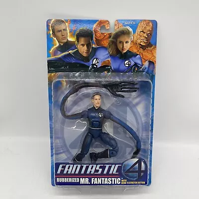 Buy Fantastic Four 4 Mr Fantastic Action Figures Marvel Toy Biz Rubberized Stretch • 22.99£