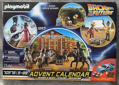 Buy Playmobil 70576 75pc Back To The Future III Advent Calendar • 29.99£