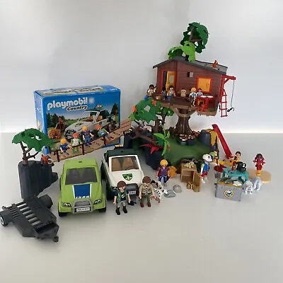 Buy Playmobil Wildlife 5557 - Adventure Treehouse Plus 6812+6111 - All Incomplete • 49.99£