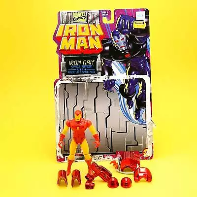 Buy IRON MAN ☆ SPACE ARMOUR Marvel Figure ☆ Vintage Card Toybiz 90s • 24.99£