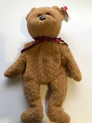 Buy TY Beanie Baby 'Curly' With BROWN Nose/Black Eyes Tag Errors Retired RARE • 325£