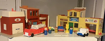 Buy Vintage 1970's Fisher Price Play Family Village • 65£