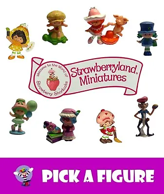 Buy Strawberry Shortcake STRAWBERRYLAND MINIATURES Pick Your Figure Here • 4.99£
