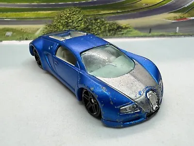 Buy Hot Wheels Bugatti Veyron Blue/Silver * • 8£