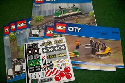 Buy LEGO Building Instructions With Sticker, 60198, City, Freight Train**(A-57) • 17.29£
