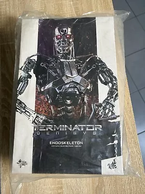 Buy Hot Toys MMS352 Terminator Genisys Endoskeleton T800 12 Inch Action Figure Rare • 430.21£