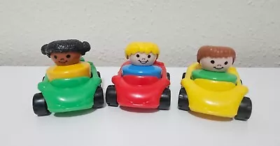 Buy Vintage Fisher Price Little Cars & People Bundle (X3) 1990 Mexico • 9.99£