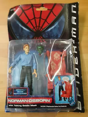Buy SpiderMan Norman Osborn  ToyBiz Green Goblin Chair Action 2001 (Box A) • 49.99£