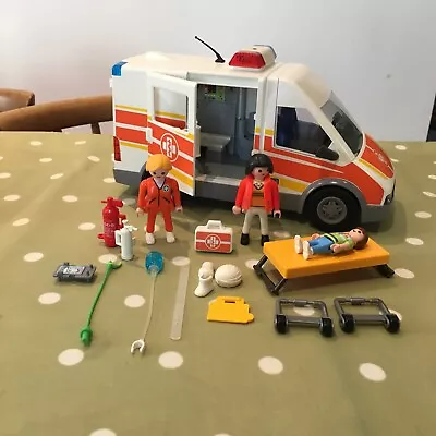 Buy Playmobil Ambulance 5541 City Action With Figures And Accessories • 11.99£