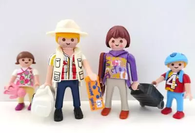 Buy Playmobil Summer Vacation Family Figures With Children - Airport Or House People • 6.60£