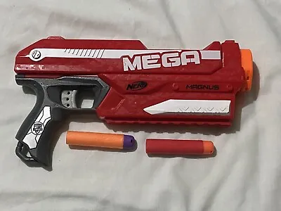 Buy Nerf N-Strike Elite Mega Magnus Guns Blaster. Used. 2 Darts Included • 4.50£