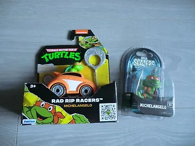 Buy Teenage Mutant Ninja Turtles Michalangelo Rad Rip Racer + Scaler Sent Freepost • 12£