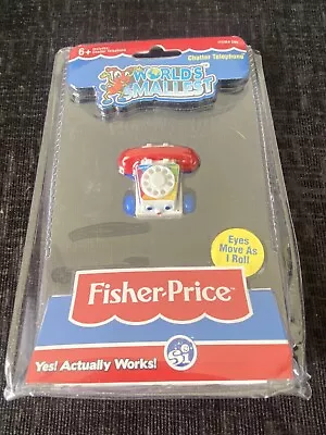 Buy Worlds Smallest Fisher Price Chatter Telephone • 9.99£