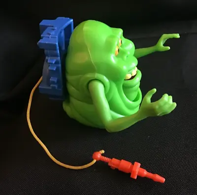 Buy The Real Ghostbusters Green Ghost (Slimer) With Blue Proton Pack Kenner 1989 • 64.99£