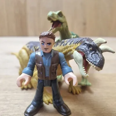 Buy Jurassic World Dino Escape Shringasaurus & Infant T-Rex Figures Mattel  • 11.98£