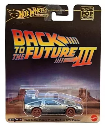 Buy Hot Wheels Premium Back To The Future Time Machine 50's Version Hxd99 • 36.04£