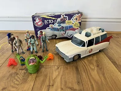 Buy COMPLETE Vintage THE REAL GHOSTBUSTERS ECTO 1 CAR VEHICLE 1989 KENNER • 199.99£