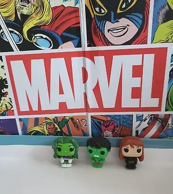 Buy Marvel Funko Pop Mini Advent Calendar 80yr  Hulk, She-Hulk, Black Widow  Unboxed • 7.50£