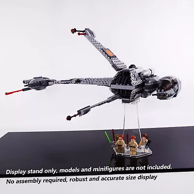 Buy Display Stand For LEGO 75050 B-Wing Fighter, Acrylic Stand Only, Extra Bricks • 10.62£