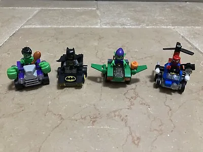 Buy Lego Super Heroes Mighty Micros Batman, Hulk, Spider-Man, Green Goblin 76064 • 7£