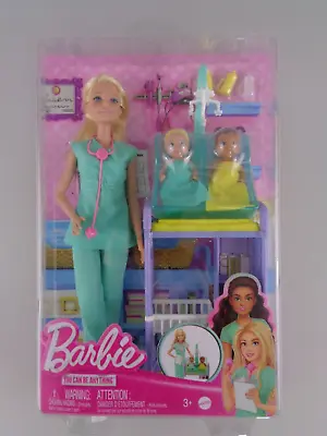 Buy Barbie Play Set DHB63 GKH23 Pediatrician Mattel NRFB (7413) • 35.84£