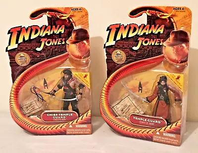 Buy Indiana Jones Chief Temple Guard & Temple Guard - Temple Of Doom Figures, 2008 • 39.99£