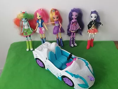 Buy My Little Pony Equestria Girls Doll Bundle 5 Dressed Dolls +Accessories +Car!!  • 29.99£