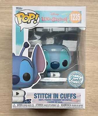 Buy Funko Pop Disney Lilo & Stitch - Stitch In Cuffs #1235 + Free Protector • 24.99£