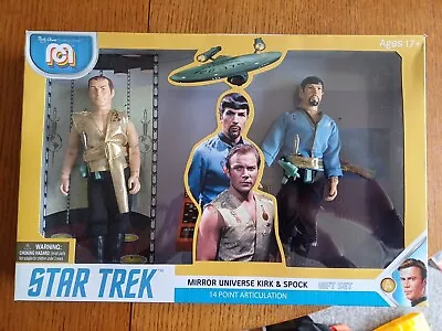 Buy Mego Classic Star Trek Mirror Universe 8 Inch Figures Set, Spock & Captain Kirk • 15£