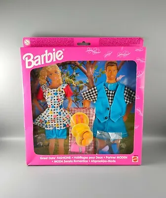 Buy Barbie & Ken Great Date Fashions Picnic Date Doll Clothes & Accessories Boxed • 34.99£