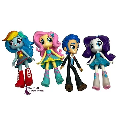 Buy MLP Equestria Girls Mini Dolls - School Dance Fluttershy, Rainbow, Rarity, Flash • 34.95£