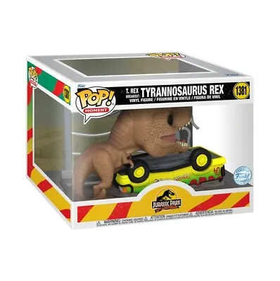 Buy Funko Pop! Moments - Jurassic Park - T. Rex Breakout: Tyrannosaurus Rex Vinyl  • 43.99£