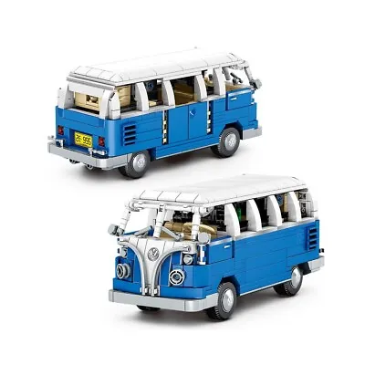 Buy Creator Expert Volkswagen T1 Camper Van Blue VW VDUB Building Kit Retired Set • 89.99£